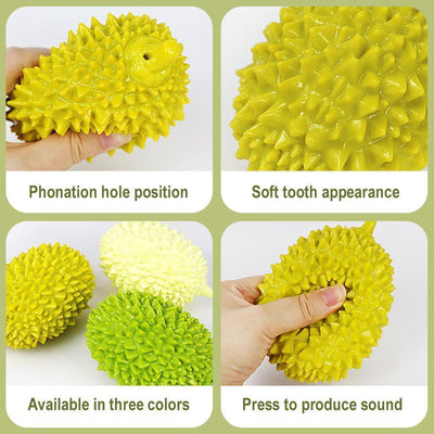 Dog Toys Durian Chew Glue Ball Pet Chewing Toys Dog Tooth Grinding Stick Very Resistant To Biting Teeth Cleaning Balls Puppy Dog Pet Safety Chew Toys Bite - Resistant Puppy Shape Durable Durian - 5 - CJ