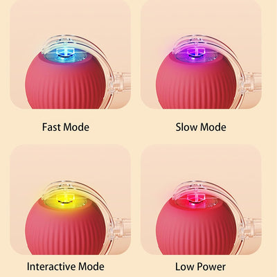 Rolling Ball Ball For Dogs Doggie Ball Interactive Dog Smart Ball Toy Interactive Cat Ball Toy 360  Smart Automatic Rolling Pet Ball - 4 - CJ