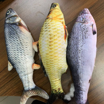 Without Cat Nip Version - Electric Jumping Fish Simulation Electric Fish Toy - 0 - CJ