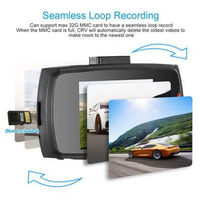 1080P Car DVR Camera Dash Cam Camcorder 90 Degree Angle Loop Recording Night Vison - 5 - cjdropshipping