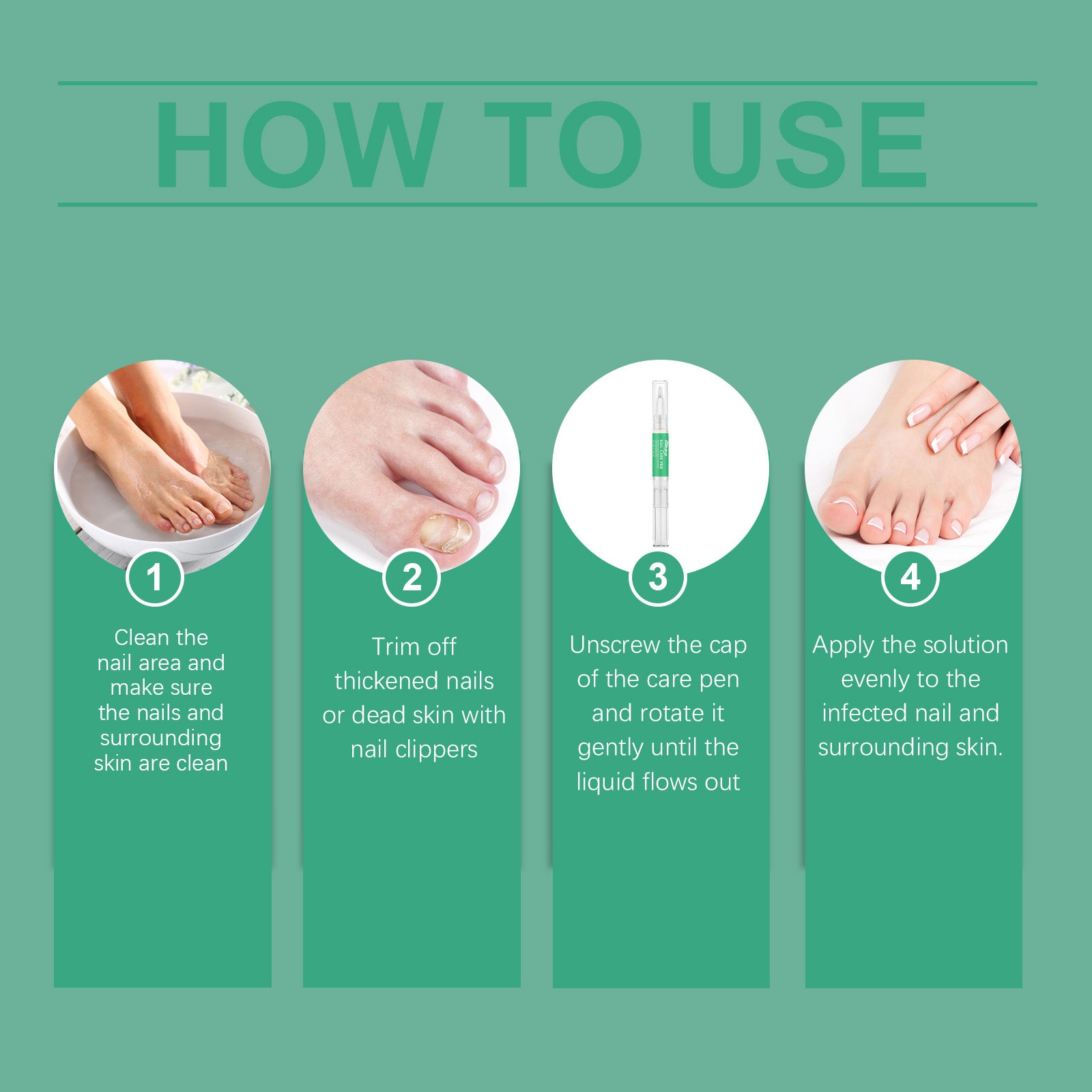 South Moon Nail Repair Pen Moisturizes Gently Repair Hands And Feet Gray Nails Soft Nails Thick Nails Foot Care - 5 - CJ