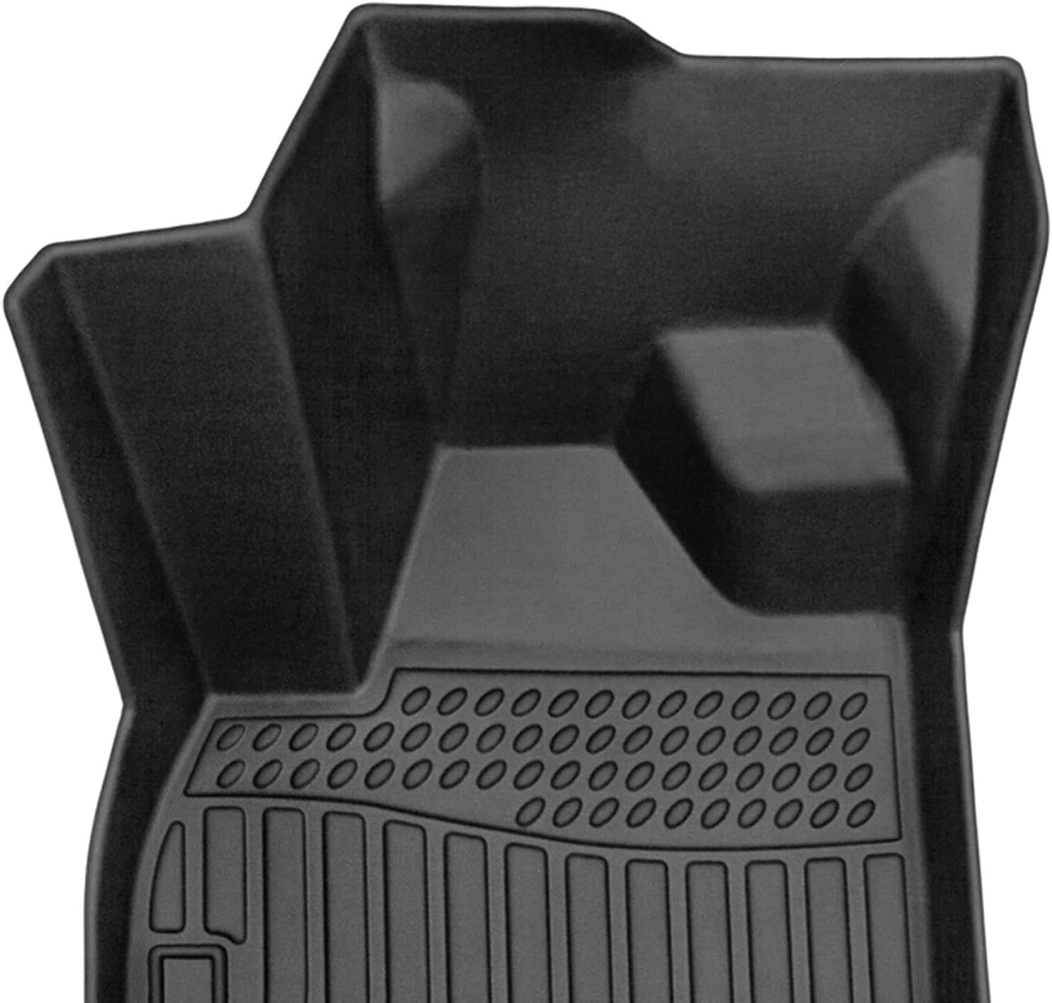 Car Floor Mats For Skoda Octavia 2021 - 2023,TPE All - Weather Floor Mats,Waterproof, Anti - Slip, Durable Interior Protection Accessories,Black - 5 - cjdropshipping