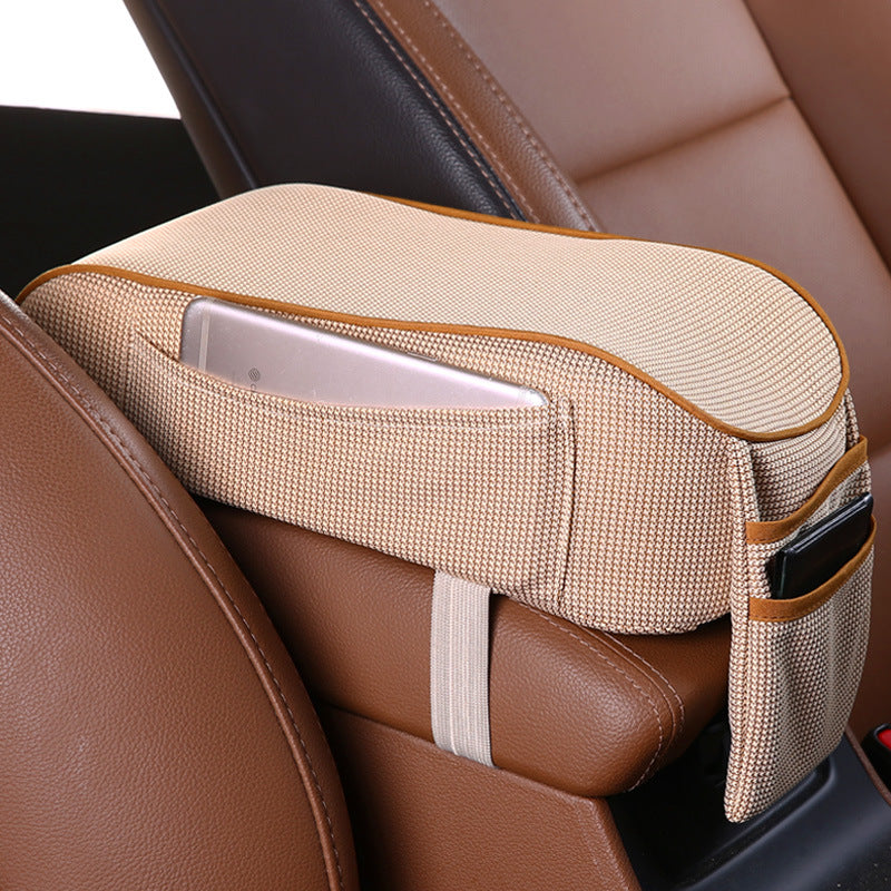Car accessories armrest box pad - 0 - CJ - Beige - CJQCNBQC00222 - Beige