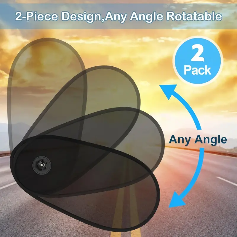 Car Window Shades,  Breathable Car Window Shade For Baby For Side, Cross - border Car Side Window Adjustable Sunshade Super Stretchy Sun Shade For Car Window For Baby Block Sun Heat And Harmful UV Rays - 5 - cjdropshipping