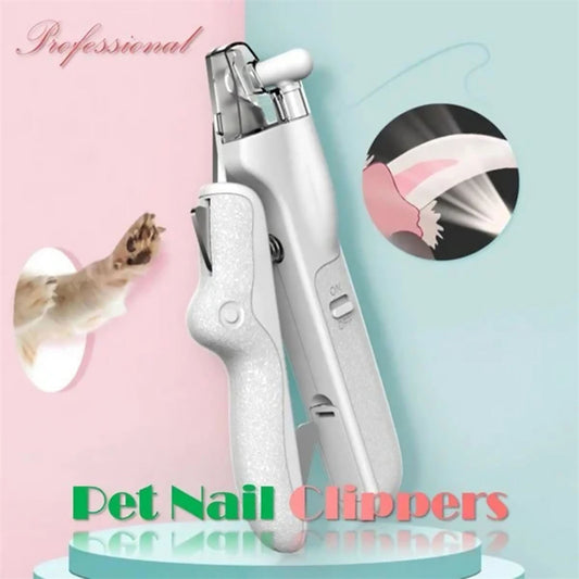 Pet Nail Clippers With LED Light Dogs Cat Nail Scissors Professional Trimmer Tool Care Grooming Supplies - 0 - CJ