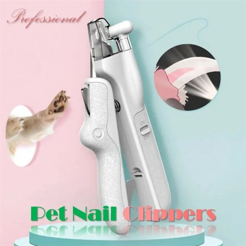 Pet Nail Clippers With LED Light Dogs Cat Nail Scissors Professional Trimmer Tool Care Grooming Supplies - 0 - CJ
