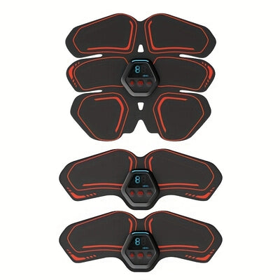 ABS Stimulator, Ab Trainer, EMS Muscle Stimulator LCD Screen Muscle Stimulator USB Rechargeable Por - 5 - CJ