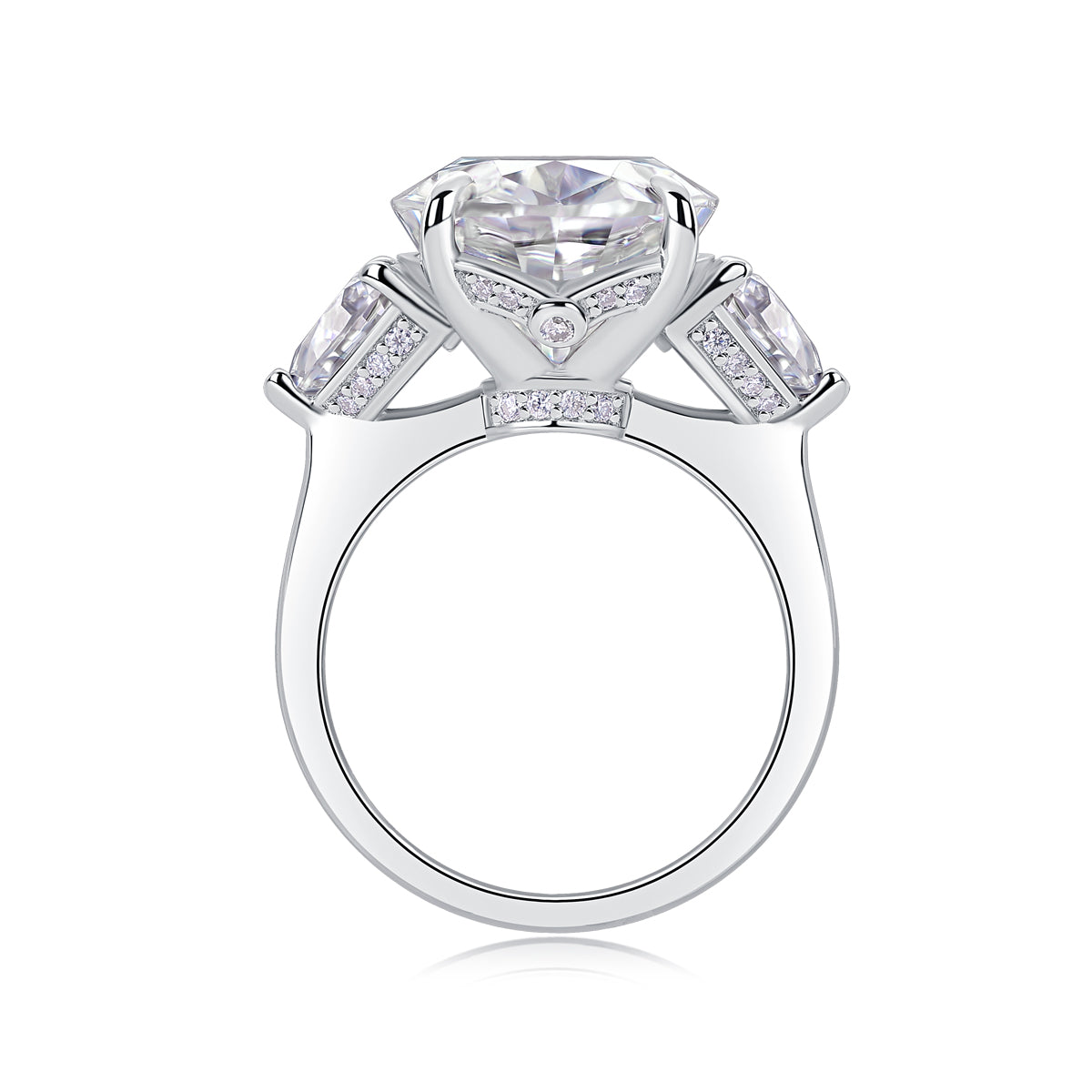 1Soul Resonance - A Fashionable And Luxurious Jewelry Accessory Set With Moissanite S925 Sterling Silver And Platinum - plated Diamond Prohibit TikTok sales - 5 - CJ