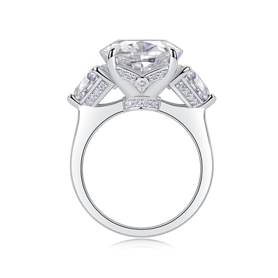 1Soul Resonance - A Fashionable And Luxurious Jewelry Accessory Set With Moissanite S925 Sterling Silver And Platinum - plated Diamond Prohibit TikTok sales - 5 - CJ