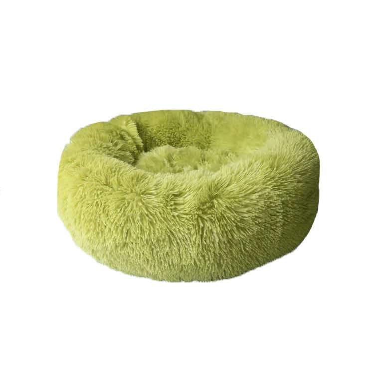 Round Long Hairy Autumn And Winter Nest Pad Cat Mattress - 0 - CJ - A green - 70cm - CJJJCWMY00276 - A green - 70cm