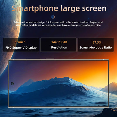 C25 Ultra Cell Phone 5G Unlocked Phone,Smartphone With Tool Pen, Android 15.0 Cell Phone - 5 - CJ