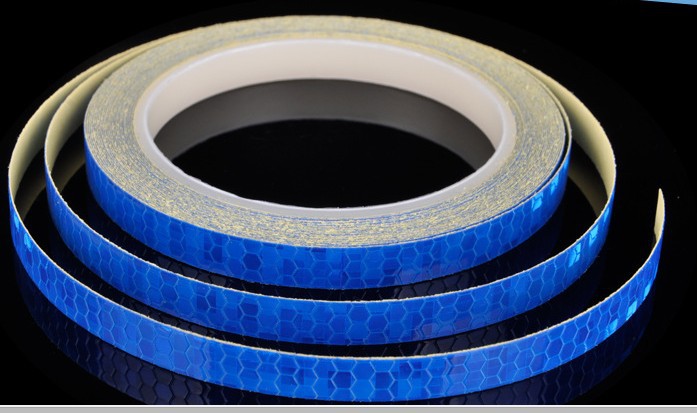 Car and motorcycle bicycle reflective stickers mountain bike luminous stickers dead fly bicycle wheel body sticker - 0 - CJ - blue - CJQCWBQC00044 - blue