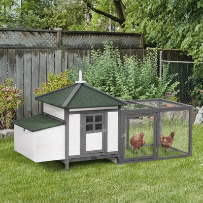 Wooden Chicken Coop With Nesting Boxes - 5 - CJ
