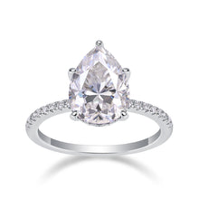 1Light And Shadow - A Fashionable Diamond Jewelry Piece Set With Moissanite S925 Sterling Silver And Platinum Diamond Ring Prohibit TikTok sales - 5 - CJ