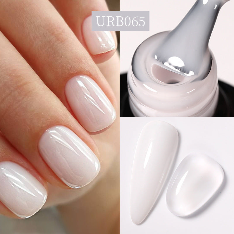 Reinforced Long - lasting No - file Base Coat With Shimmering Glitter Gel Polish - 0 - CJ