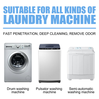 Jaysuing Washing Machine Cleaning Tablets Washing Machine Trough Automatic Roller Cleaning Dirt & Odor Cleaning Tablets - 5 - CJ