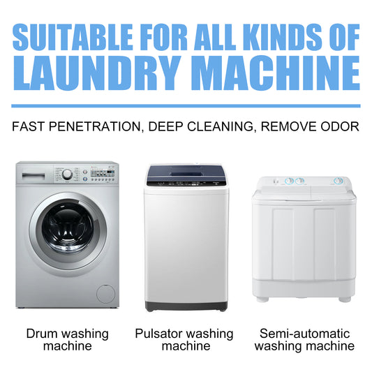 Jaysuing Washing Machine Cleaning Tablets Washing Machine Trough Automatic Roller Cleaning Dirt & Odor Cleaning Tablets - 5 - CJ