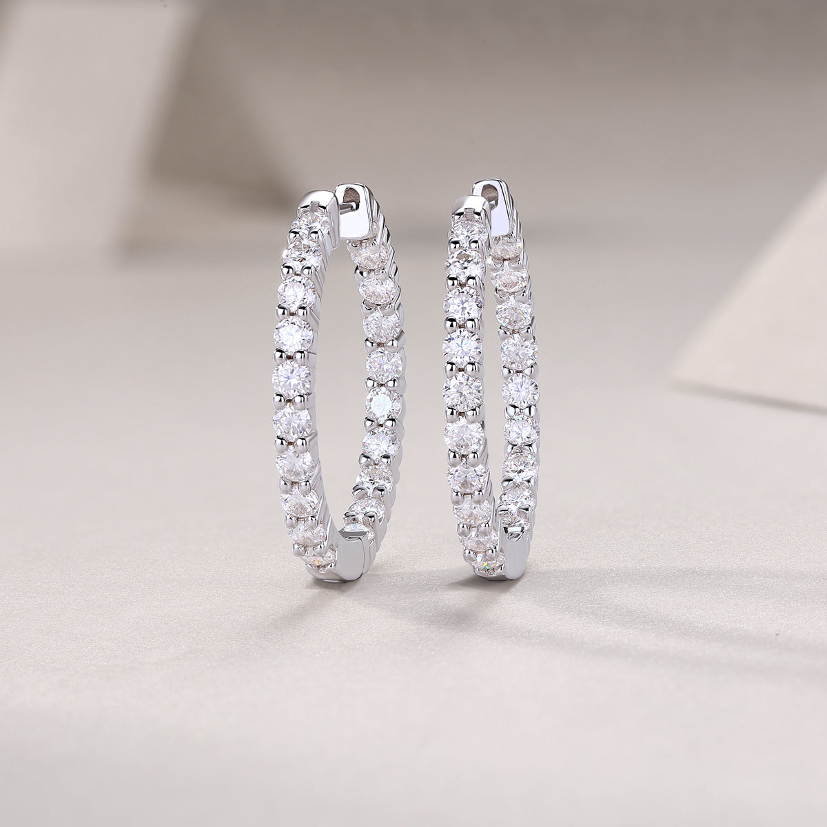 1Merman Luxury Fashion Diamond Earrings Stud Set With Mosan Diamond Silver Ornaments Prohibit TikTok sales - 5 - CJ