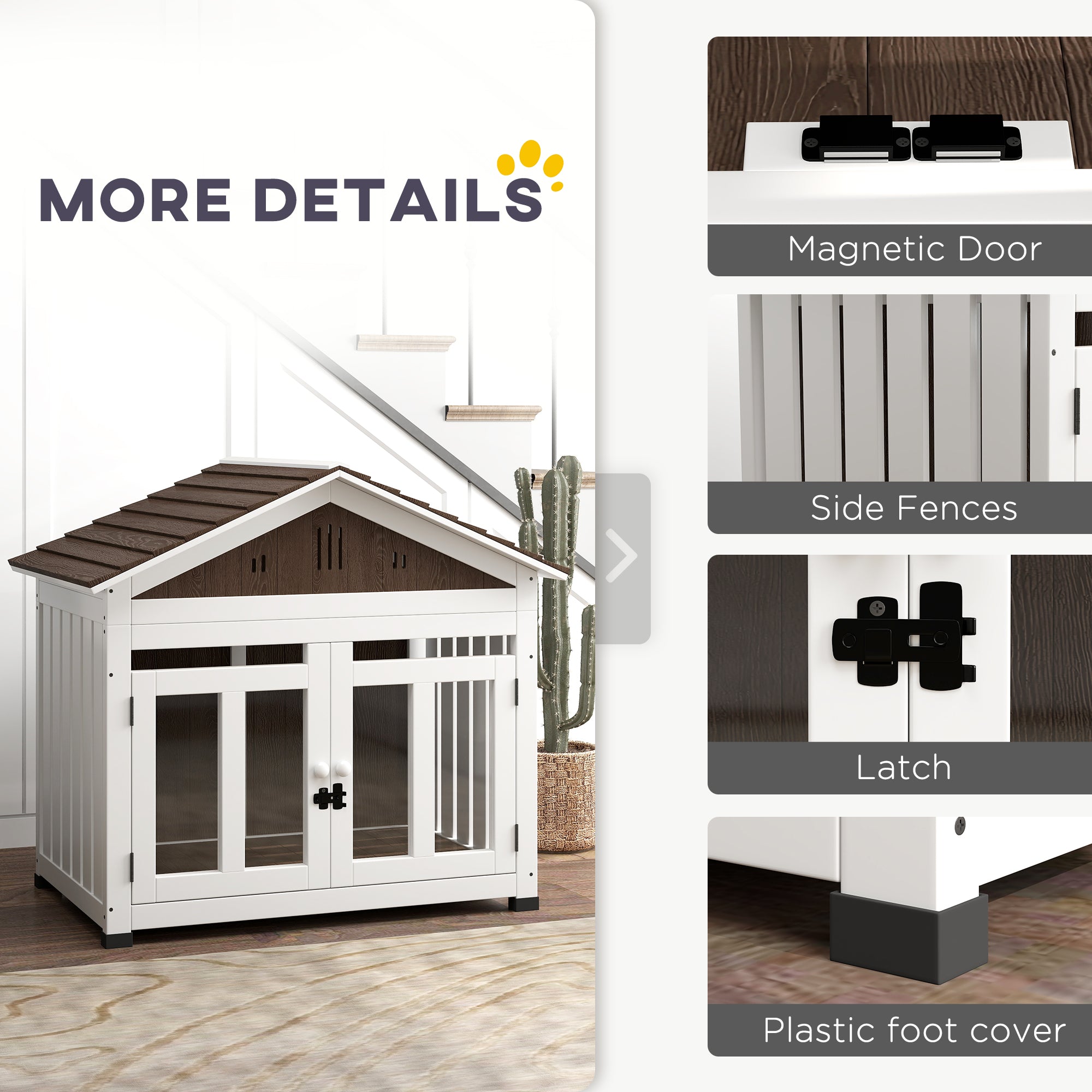 L Dog House Outdoor Indoor for Small - 5 - cjdroshippping