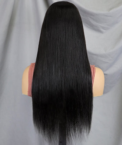6x4 Density Virgin Human Hair Wigs For Black Women Vietnamese Raw Hair Transparent Lace Front Pre - Plucked Bleached Knots - 5 - CJ