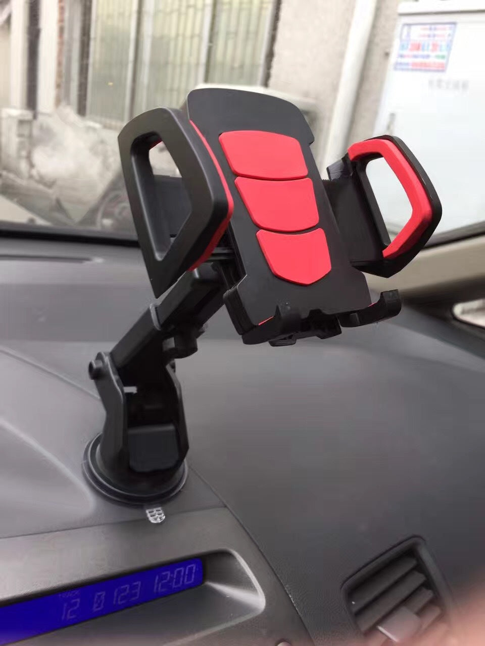 Mobile phone bracket long rod sucker for mobile phone support vehicle - 0 - CJ - Red - CJSJSJSJ00166 - Red
