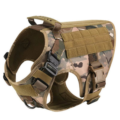 Pet Harness Luxury Dog Leash Set Chest Dog  Nylon Camouflage Dog Harness - 5 - CJ