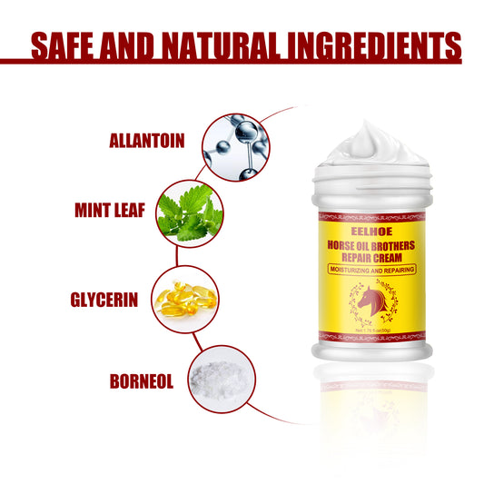 EELHOE Horse Oil Hand And Foot Repair Cream, Chapped Skin Care Moisturizing And Anti - Peeling Repair Cream - 5 - CJ