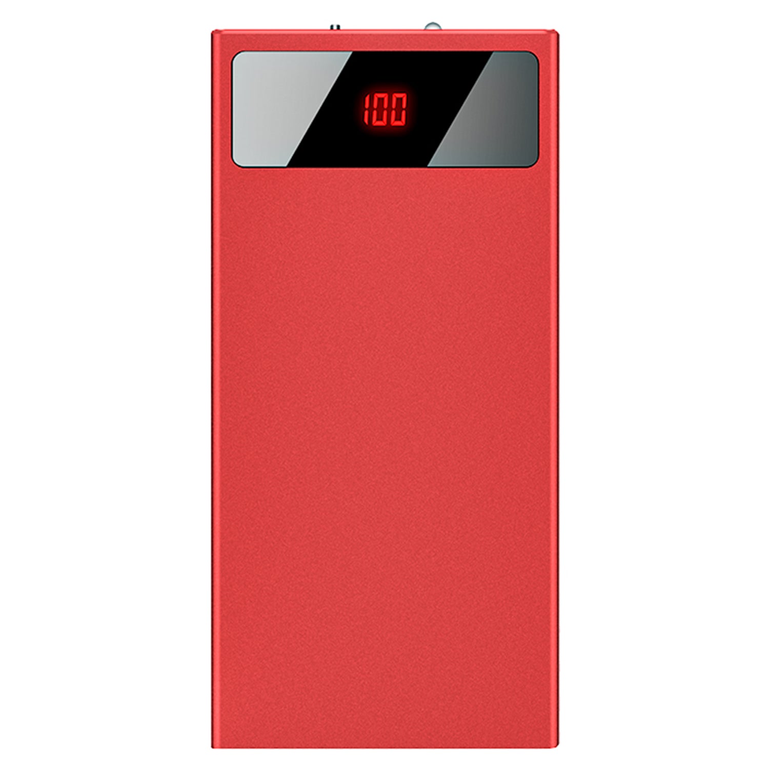 1Pc 20000mAh Power Bank Ultra - thin Phone Charger Dual USB Port Flashlight Battery Remain Display - 5 - CJ