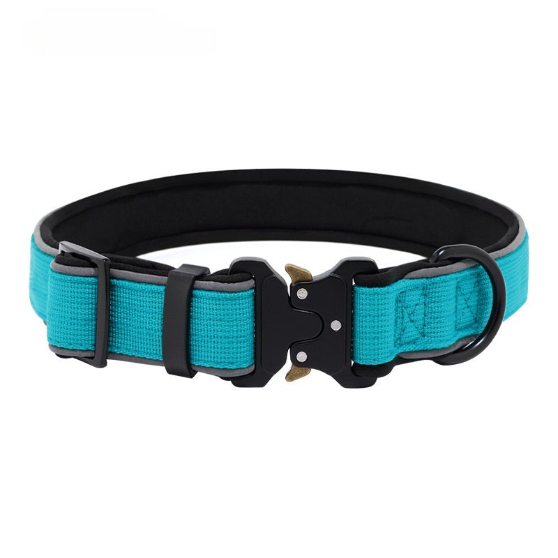 Tactical Dog CollarHarness Reflective Adjustable - 0 - CJ
