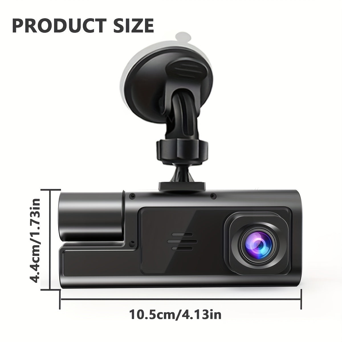 Driving Recorder HD 1080P Three - lens Parking Monitoring With Reversing Image - 5 - CJ