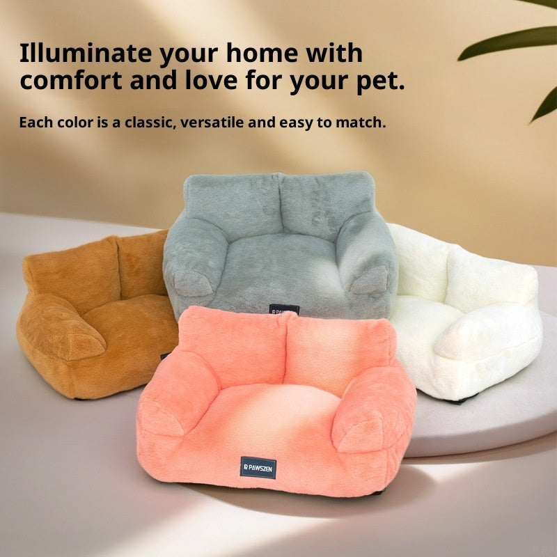 Cat Nest Dehaired Angora Removable Pet Bed Kennel - 0 - CJ