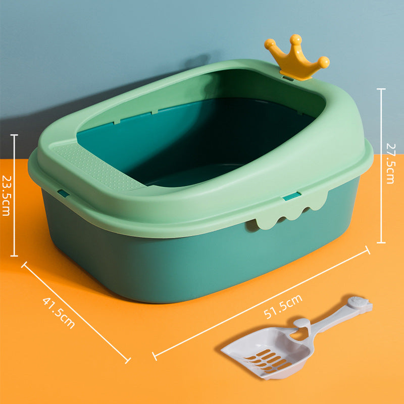 Crown Litter Box Oversized Full Semi - enclosed - 0 - CJ