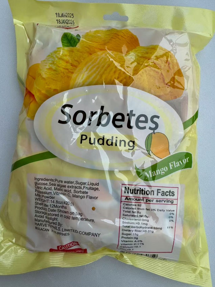 Sorbetes Pudding Jelly Strawberry - Mango Flavor Snack Dessert - 5 - CJ