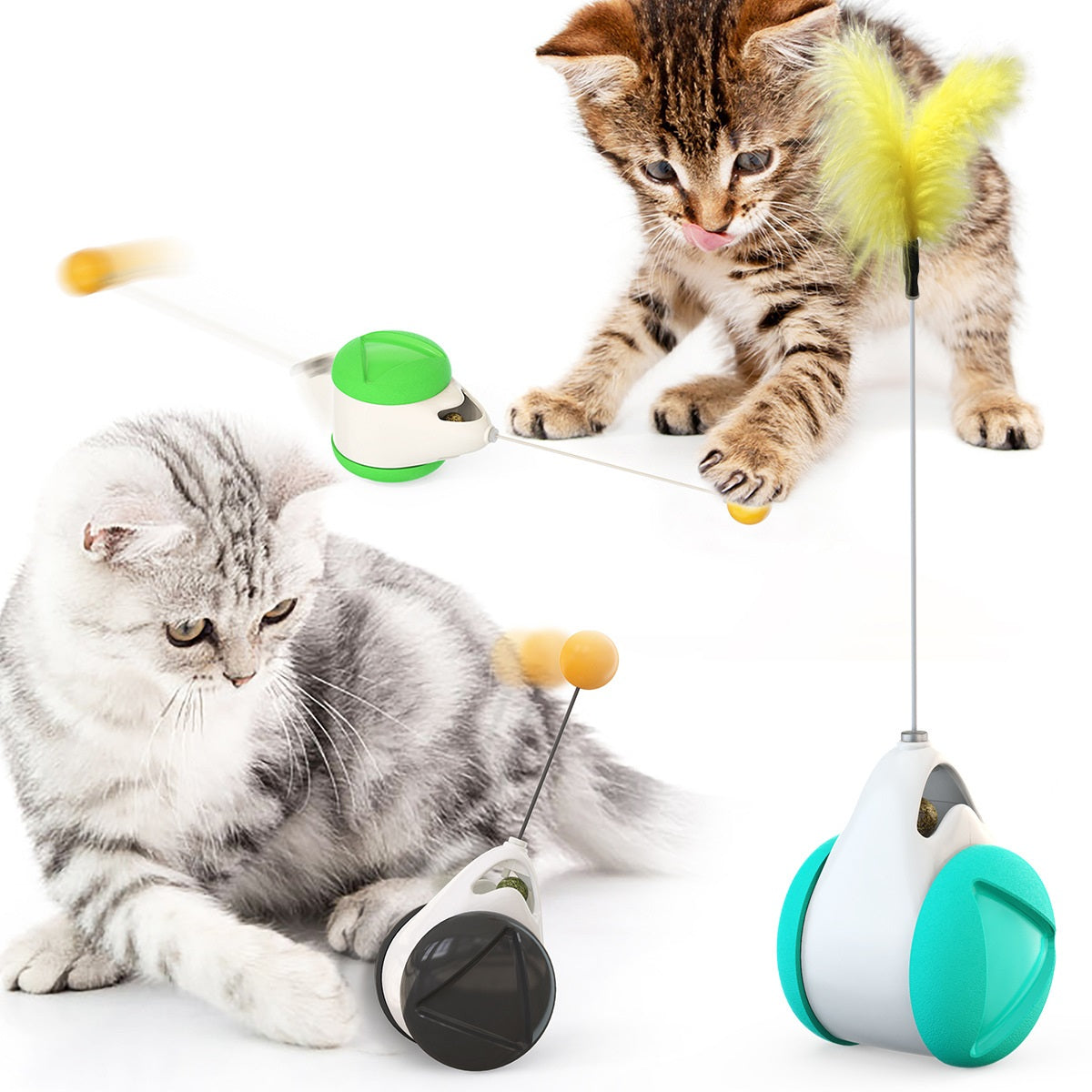 Balance swing car funny cat toy - 0 - CJ