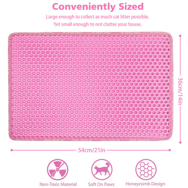 Double Layer Rice Shaped Cat Litter Pad - 5 - CJ