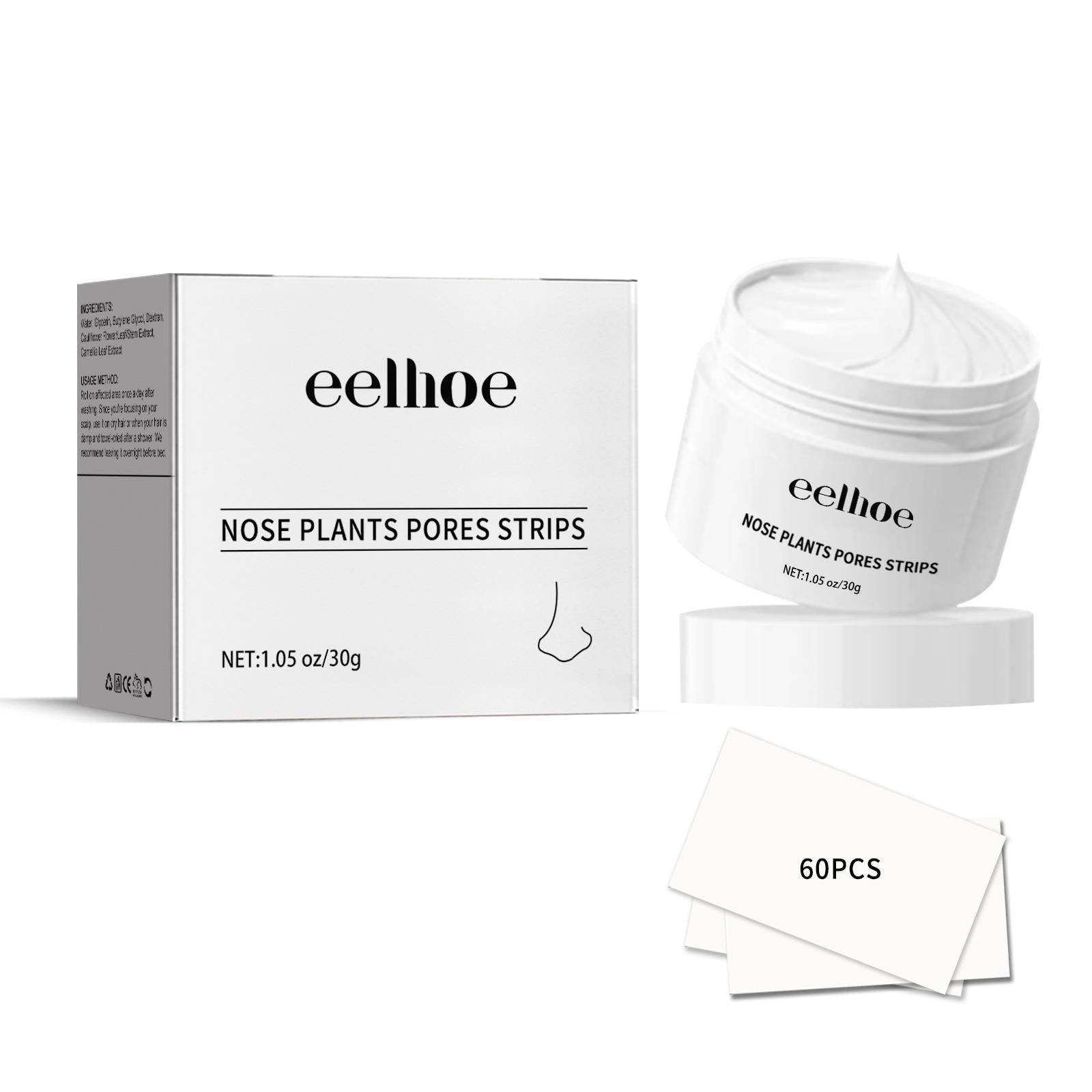 Blackhead Cleansing Cream Exfoliating, Cleaning And Repairing Pores Solve Skin Oil, Blackhead And Acne Problems Peel - off Nose Patch - 5 - CJ