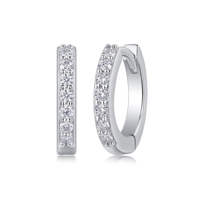 1Sure Diamond Set Moissanite Silver Earrings Luxury Fashion Diamond Earrings Stud Earrings Prohibit TikTok sales - 5 - CJ