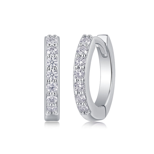 1Sure Diamond Set Moissanite Silver Earrings Luxury Fashion Diamond Earrings Stud Earrings Prohibit TikTok sales - 5 - CJ