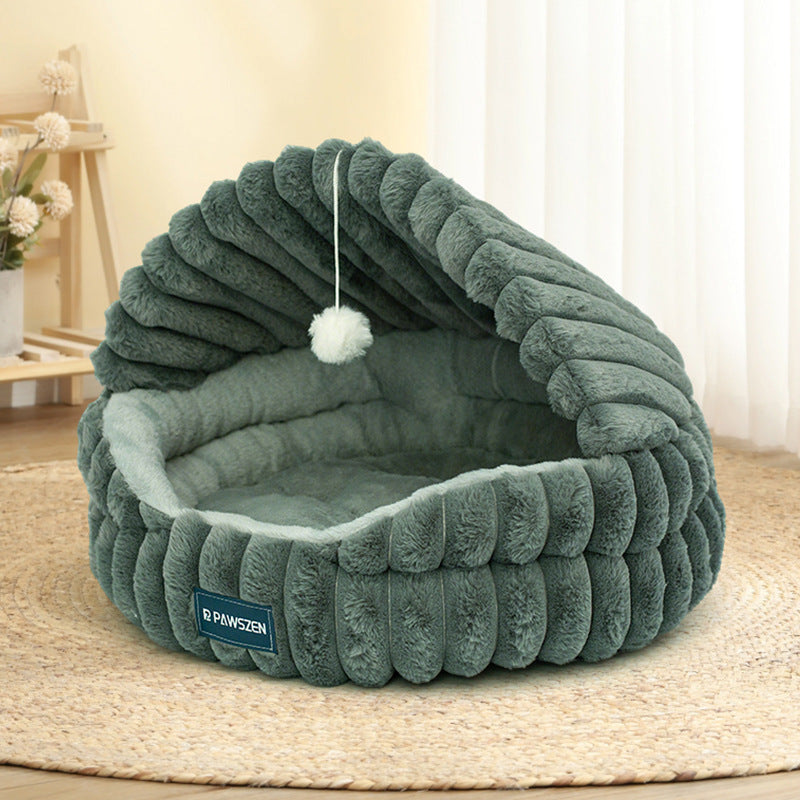 Large Cat Nest Warm Pet Bed - 0 - CJ