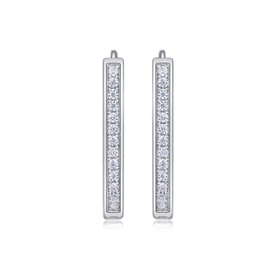 1Reincarnation - Fashionable And Luxurious Diamond Jewelry With Moissanite S925 Sterling Silver And Platinum - plated Stud Earrings Prohibit TikTok sales - 5 - cjdropshipping