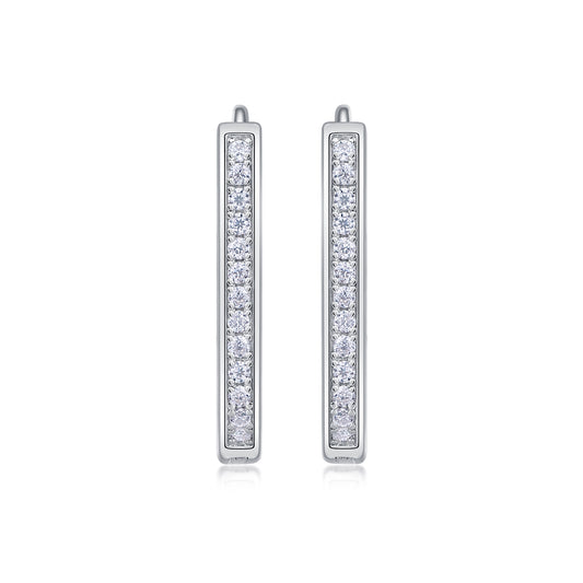 1Reincarnation - Fashionable And Luxurious Diamond Jewelry With Moissanite S925 Sterling Silver And Platinum - plated Stud Earrings Prohibit TikTok sales - 5 - cjdropshipping