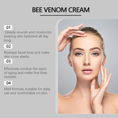 Ximonth Bee - Venom Anti - Wrinkle Firming Face Cream Moisturizes, Hydrates, Lightens, Brightens And Lifts Fine Lines - 5 - CJ