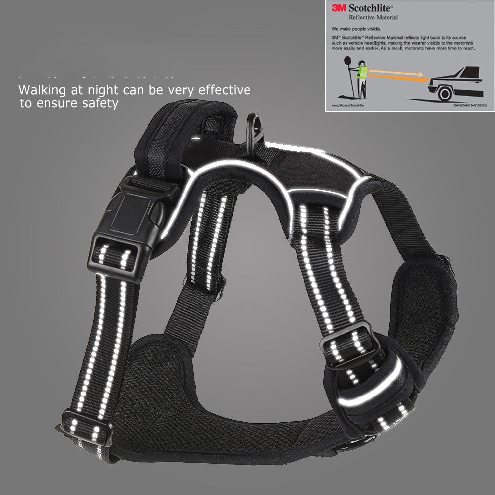 Dog Harness No Pull Breathable Reflective Pet Harness Vest - 0 - CJ