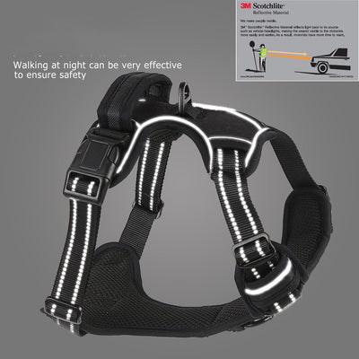 Dog Harness No Pull Breathable Reflective Pet Harness Vest - 0 - CJ