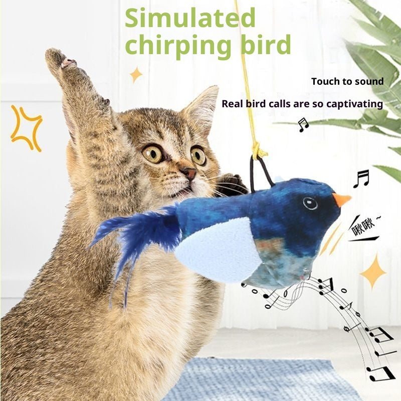 Vocal Simulation Squeaky Bird Cat Toy For Self - amusement - 0 - CJ