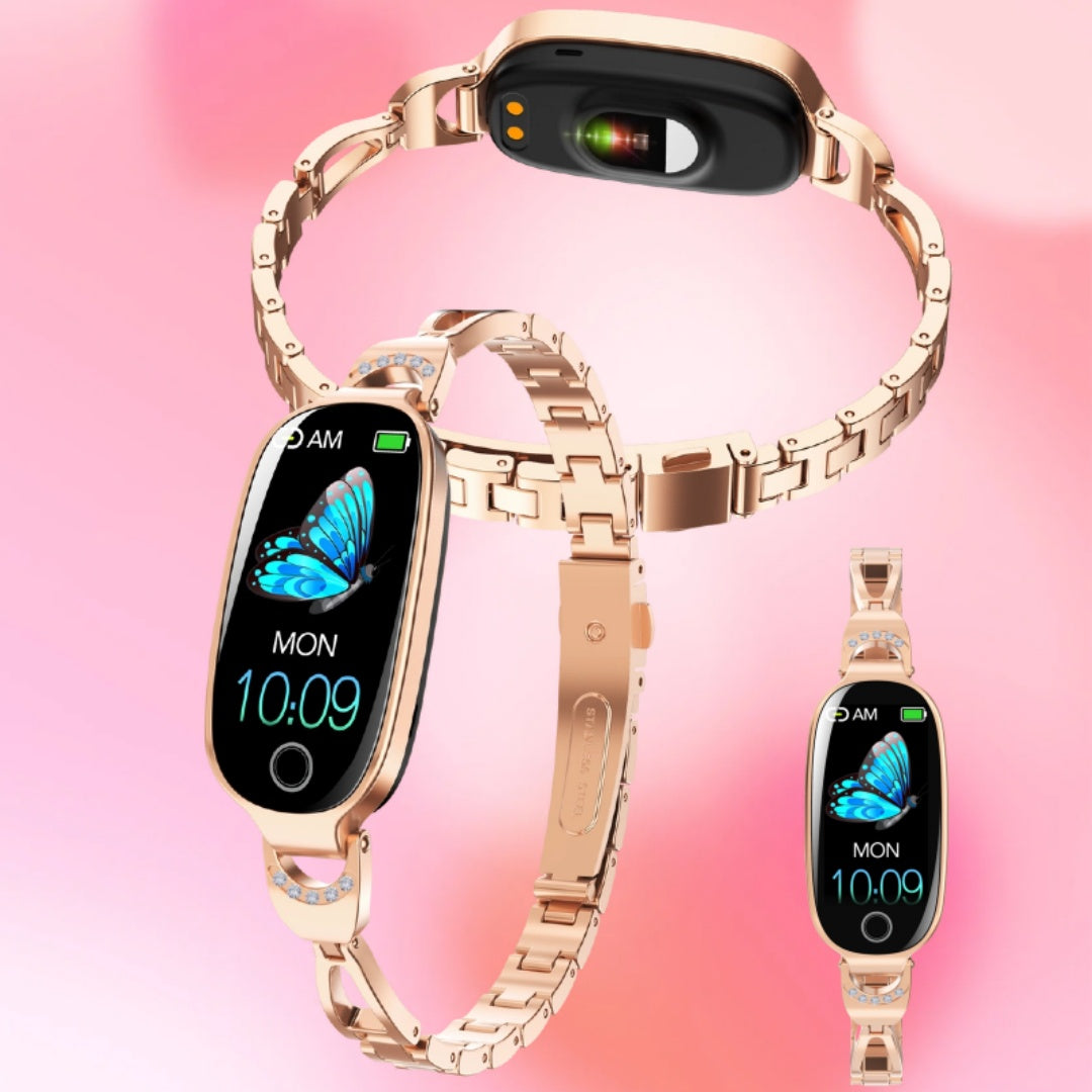 Smart Watch - Fitness Tracker And Menstrual Cycle Tracking, Heart Rate&Blood Pressure Monitoring, Sleep Tracking, Step Counter, Waterproof Smart Watch Compatible With IPhone&Android Phones - 5 - CJ