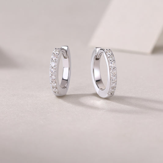 1Sure Diamond Set Moissanite Silver Earrings Luxury Fashion Diamond Earrings Stud Earrings Prohibit TikTok sales - 5 - CJ