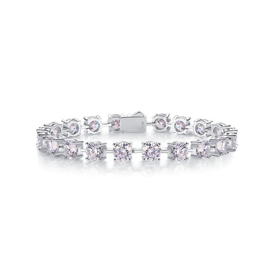1About Time Luxury Fashion Mossan Diamond S925 Silver Bracelet Comparable To Natural Diamonds Prohibit TikTok sales - 5 - CJ
