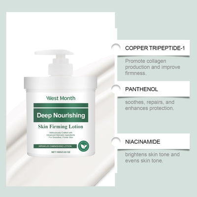 West&Month Firming Body Cream, Gentle Moisturizing Body Skin Body Moisturizing Daily Apply Body Cream - 5 - CJ