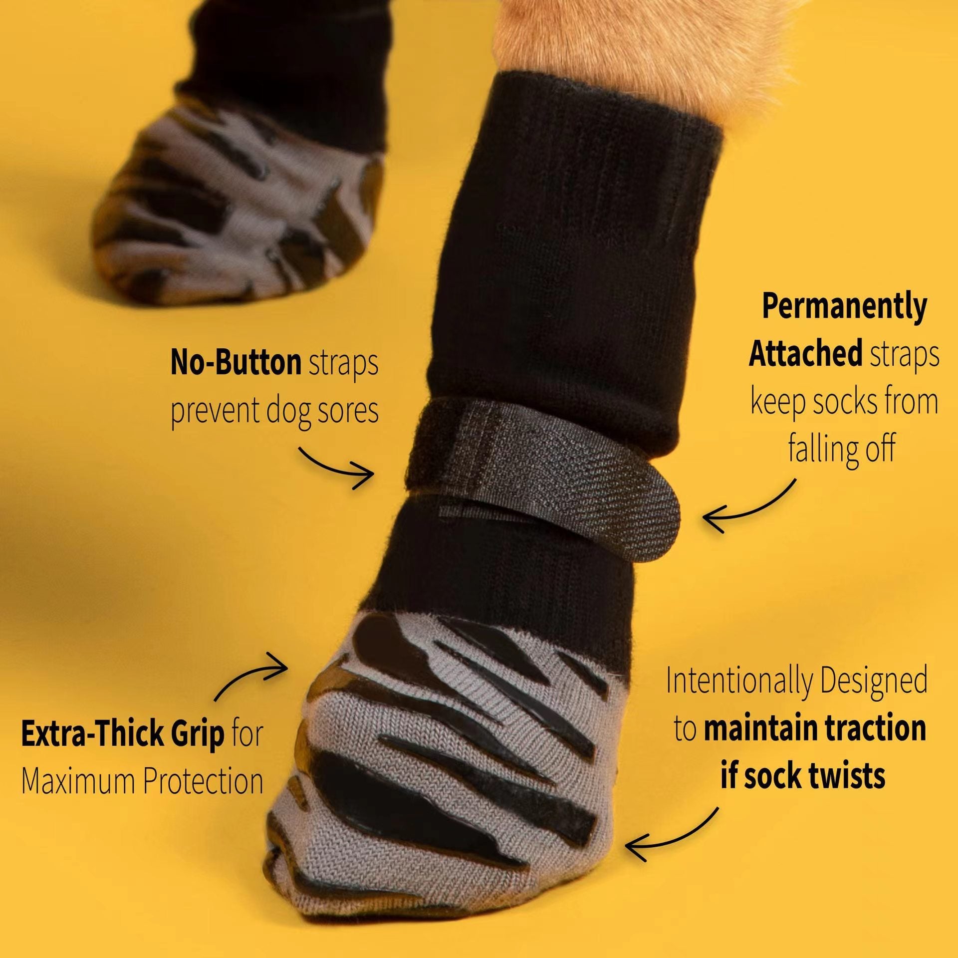 Pet Cat Dog Outdoor Non - slip Waterproof Sock Shoes - 0 - CJ